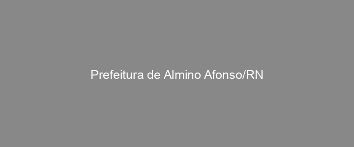 Provas Anteriores Prefeitura de Almino Afonso/RN